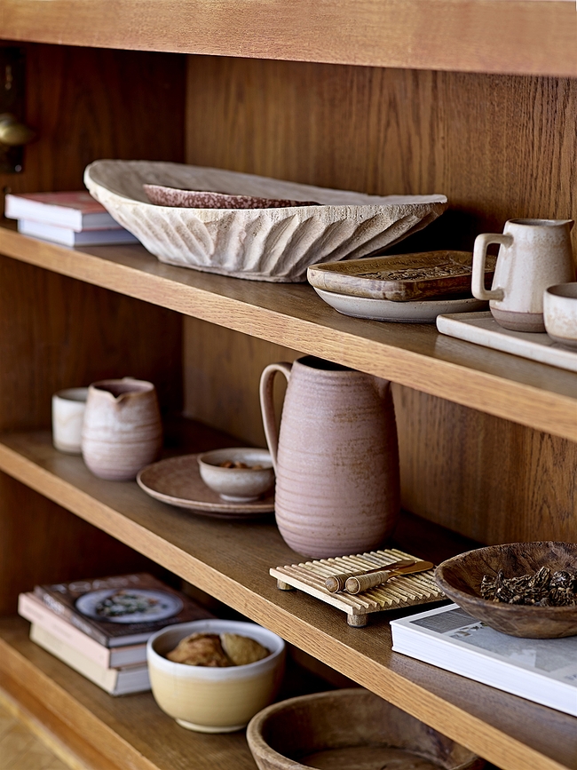 Bloomingville Cache-Pot 18 cm, jaune, en grès