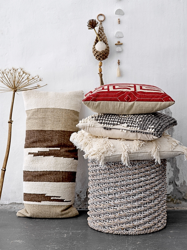 Bloomingville Cache-pots suspendus, en jute, Lot de 3