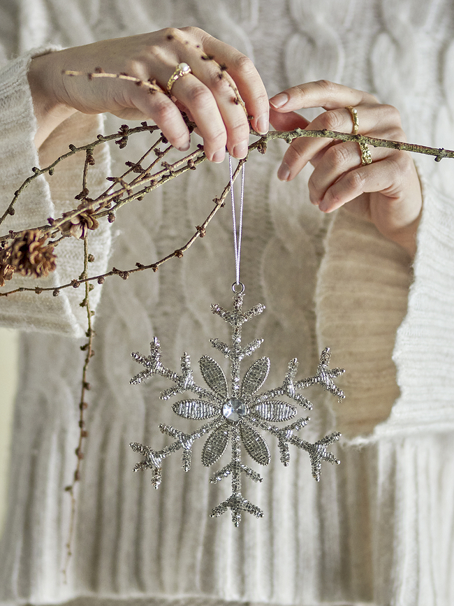 Bloomingville Juanna Christmas tree decoration snowflake
