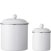 Bloomingville Containers white metal 2 pcs