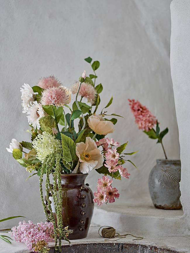 Bloomingville Fleur Artificielle, chrysanthème, rose foncé
