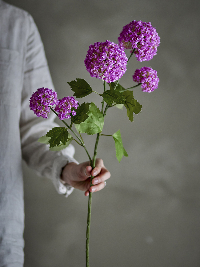 Bloomingville Fleur Artificielle hortensia, 36 cm, blanche