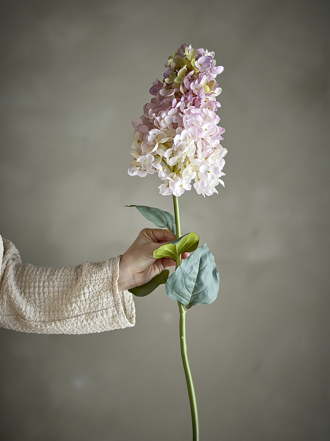 Bloomingville Fleur Artificielle Hortensia, 49 cm, blanche