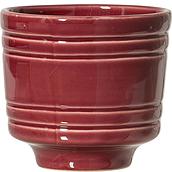 Bloomingville Flowewrpot cover 10 cm red stoneware