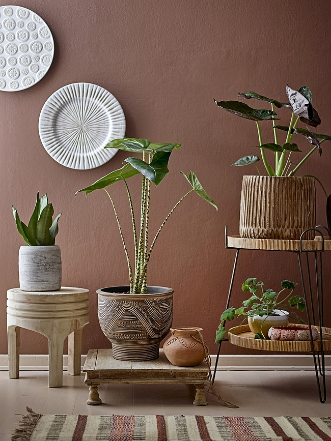 Bloomingville Κασπώ, κεραμικό, κίτρινο, 18 cm