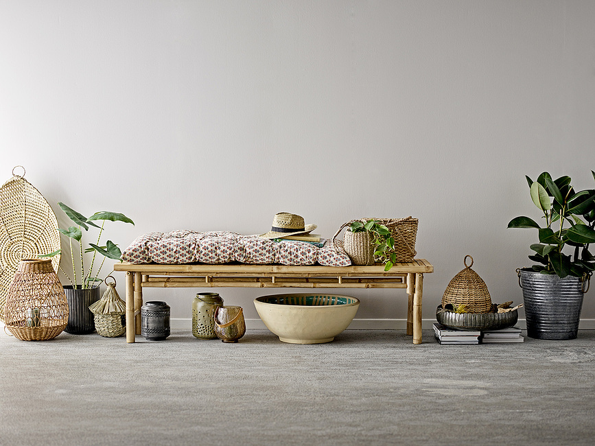 Bloomingville Κερί, 15 cm, λευκό