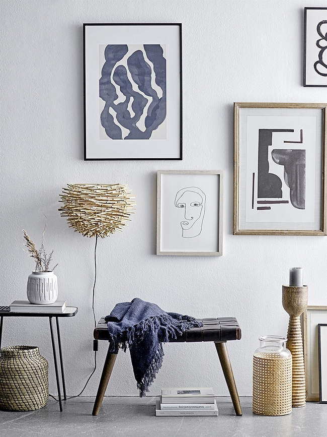 Bloomingville Κερί, 15 cm, λευκό