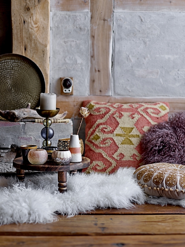 Bloomingville Κερί, 20 cm, μαύρο