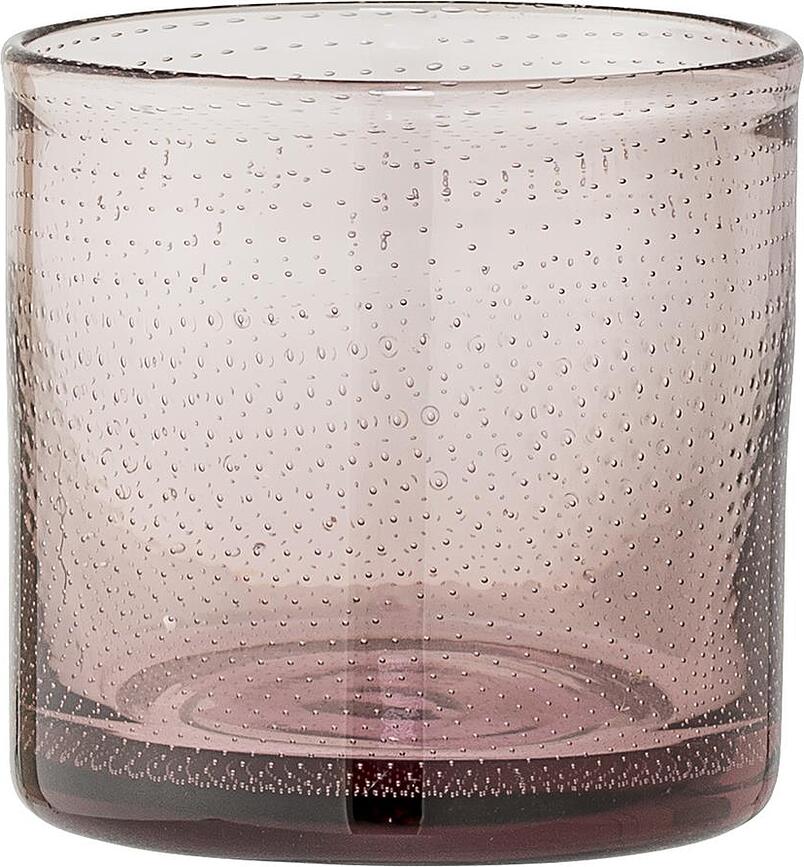 Bloomingville Kerzenhalter für Teelichter 10 cm rosa aus Glas