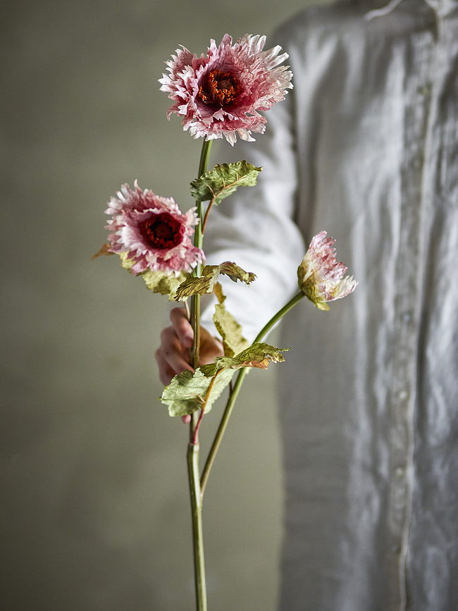 Bloomingville Kunstblume Chrysantheme beige