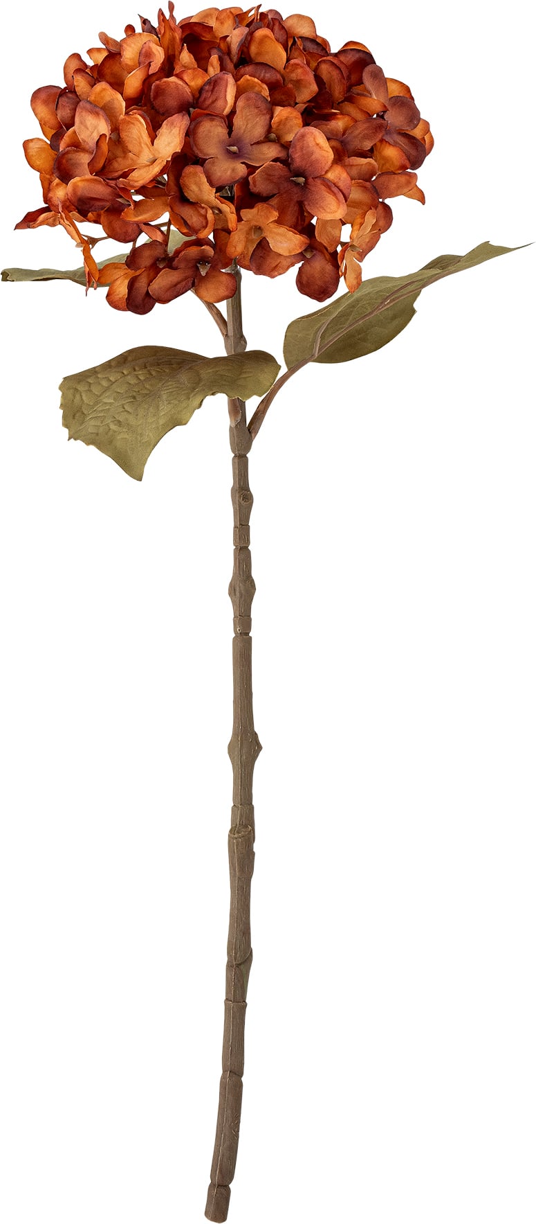 Bloomingville Kunstblume Hortensie 46 cm, orange