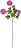Bloomingville Kunstblume Hortensie 73 cm, fuchsia