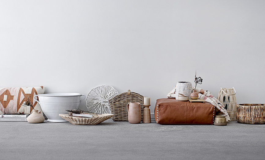 Bloomingville Lampion, bambusov, 2 kosa