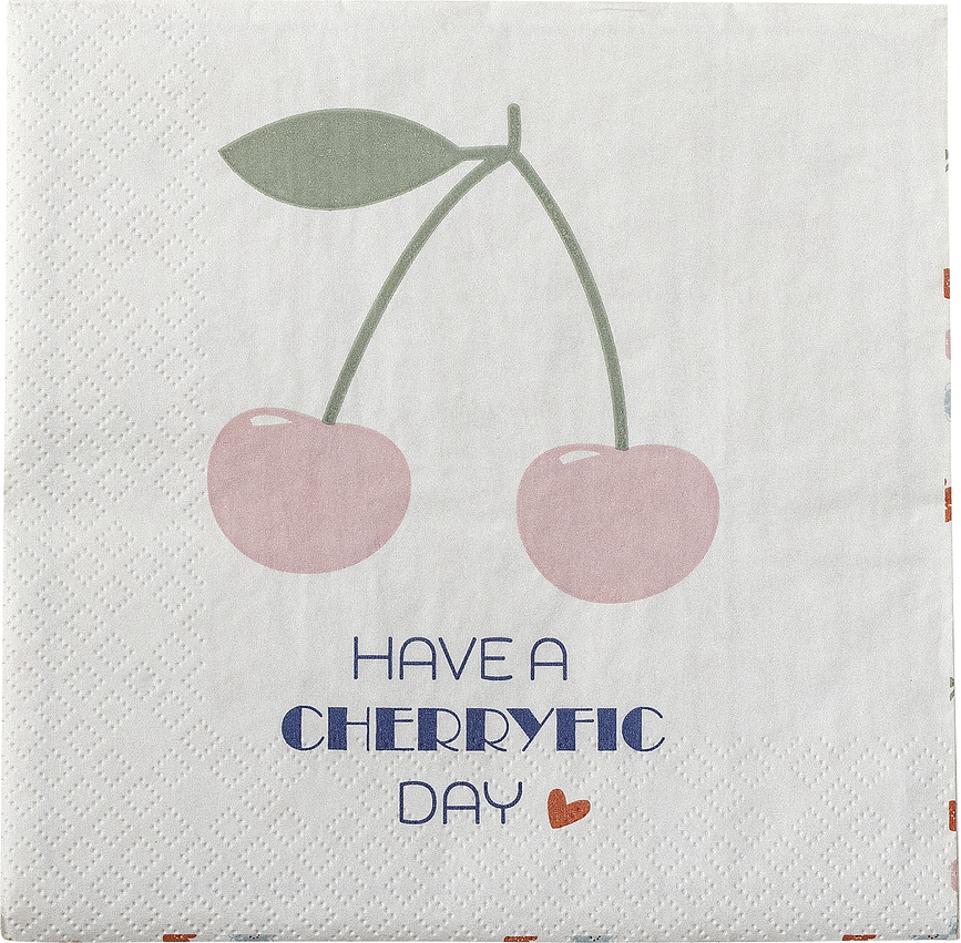 Bloomingville Mini Serviettes en Papier, 33 x 33 cm, Lot de 20