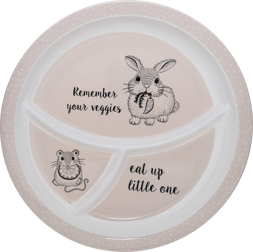 Bloomingville Nelly Kid's plate pink