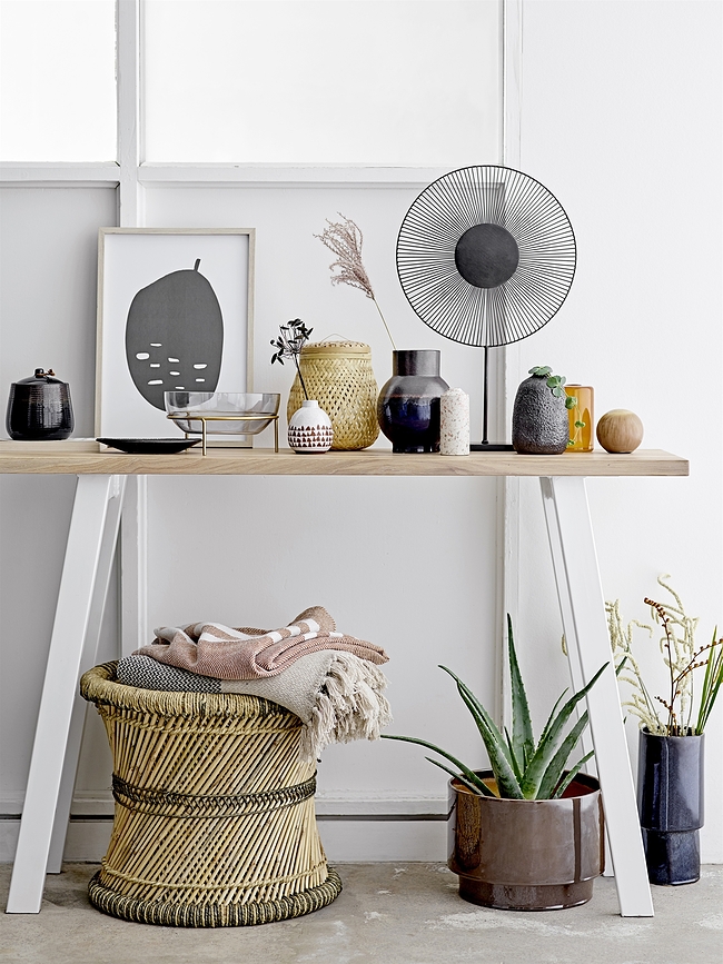 Bloomingville Odeja, 130 x 160 cm, siva