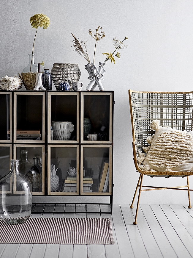 Bloomingville Φανάρι πλεκτό, 25 εκ., από μπαμπού