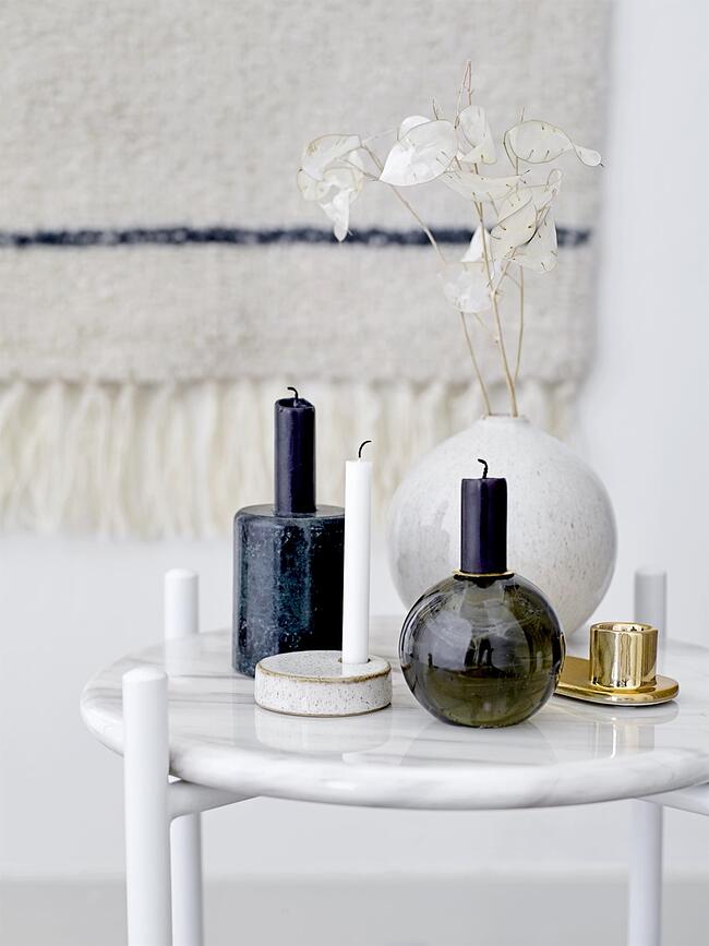 Bloomingville Porte-bougie boule, en verre, violet