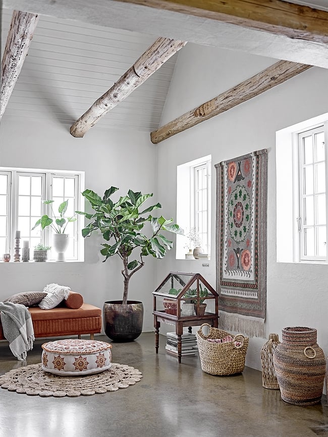 Bloomingville Prekrivač 130 x 160 cm sivi