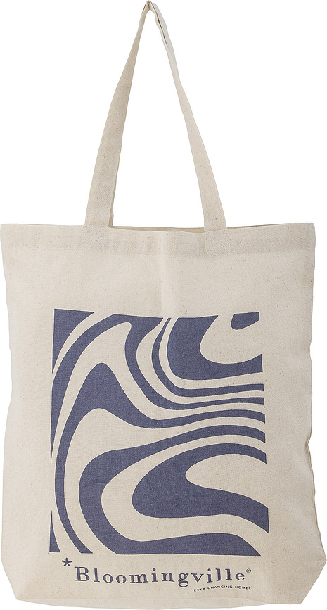 Bloomingville Sac de Courses, bleu