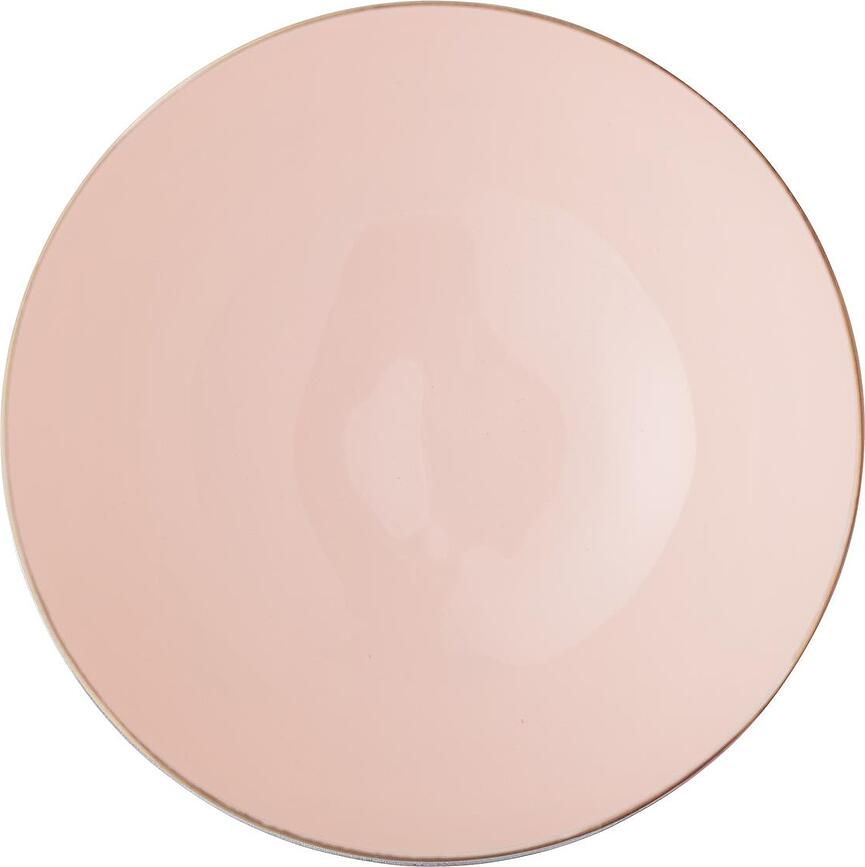 Bloomingville Skleda, 900 ml, oranžna, zlati aluminij