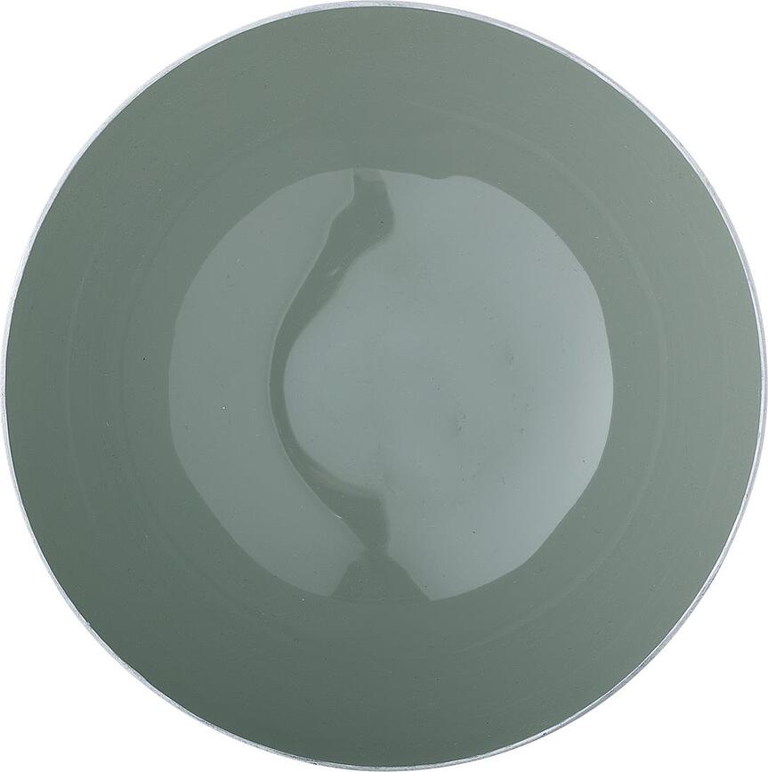 Bloomingville Skleda, 900 ml, oranžna, zlati aluminij