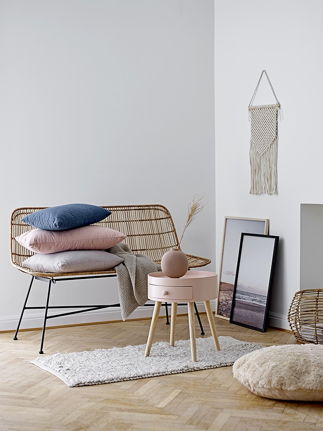 Bloomingville Makrame stenski, 60 cm, naraven