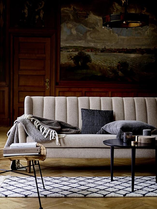 Bloomingville Svečnik za čajne svečke, 9 cm, dimljen, steklen