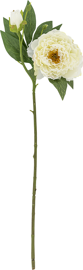 Bloomingville Τεχνητή Παιώνια 62 cm, λευκή