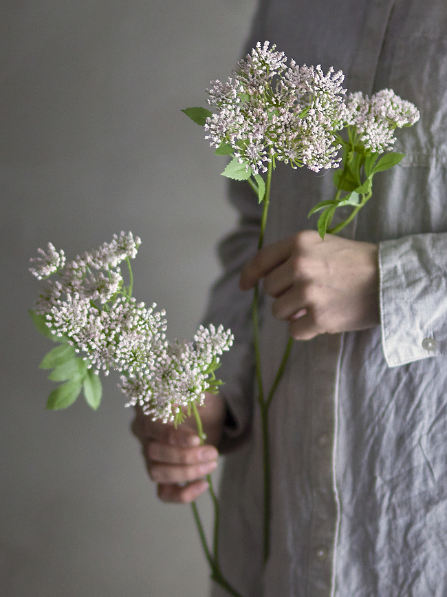 Bloomingville Τεχνητό Λουλούδι αιγοπόδιο, λευκό
