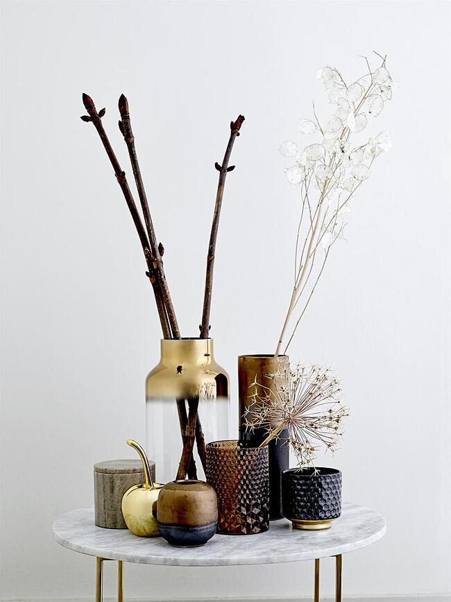 Bloomingville Ukrasna Tegla 10 cm plava