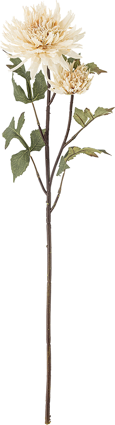 Bloomingville Umetna roža, krizantema, bež