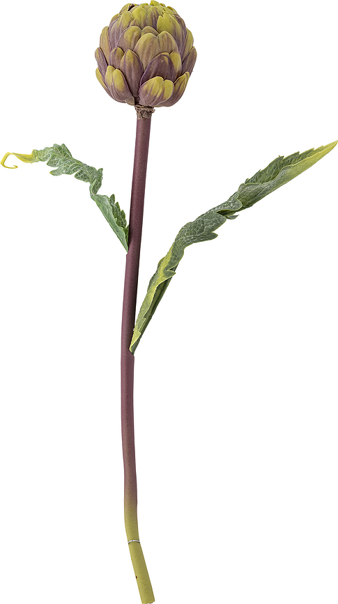 Bloomingville Umetna roža srebrnik, 54 cm, vijolična