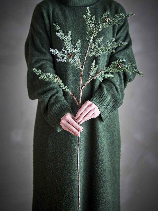 Bloomingville Umetna vejica, bor, 91 cm