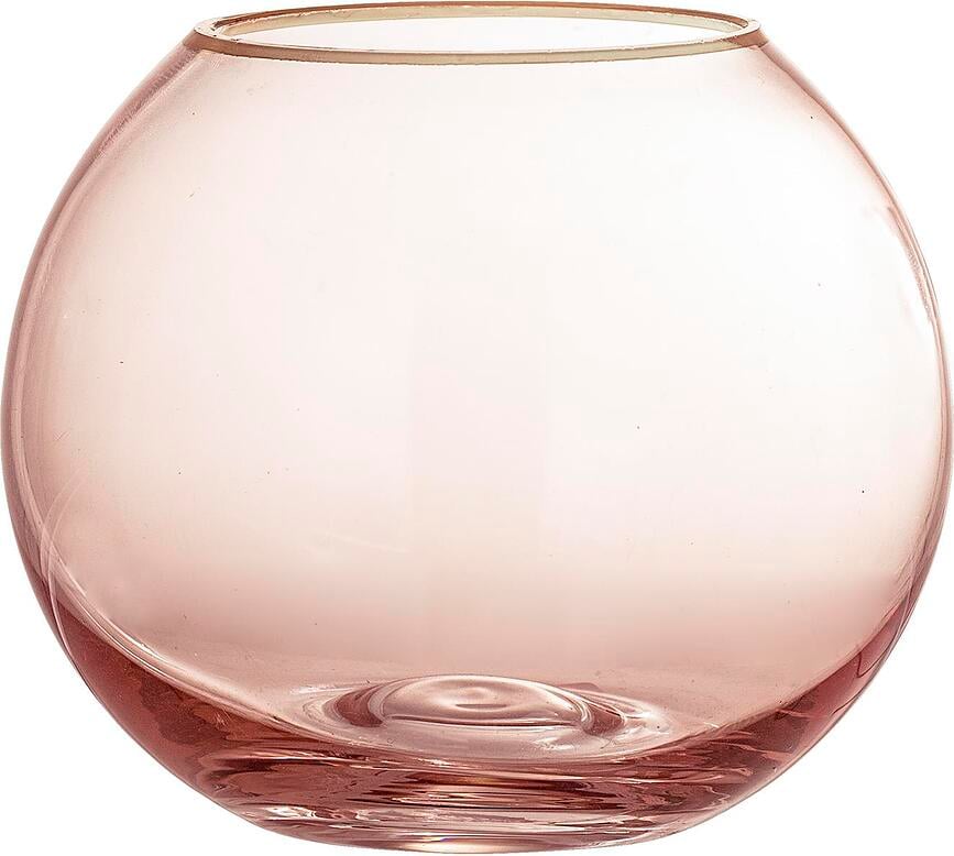 Bloomingville Vase 10,5 cm Kugel rosa