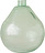 Bloomingville Vase forme bouteille, 29 cm, vert, verre
