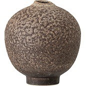 Bloomingville Vase rund braun aus Steingut