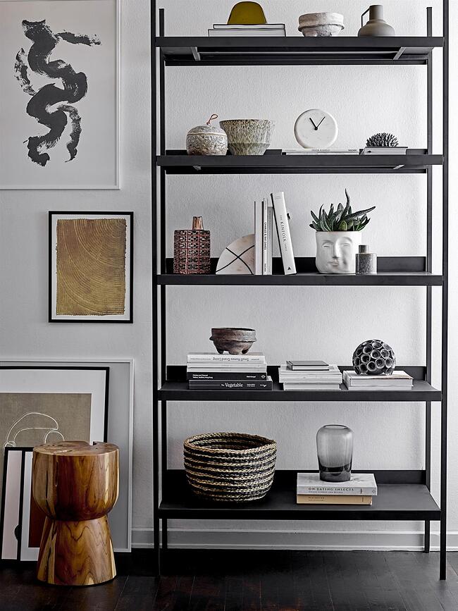 Bloomingville Vaza 19 cm staklena dimljena