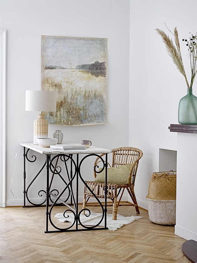 Bloomingville Vaza oblika boce 29 cm staklena zelena