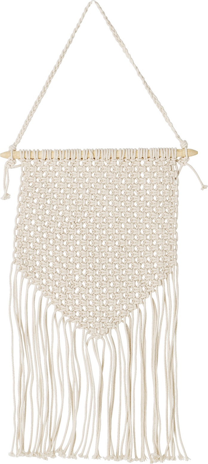 Bloomingville Wanddekoration 55 cm Makramee natürlich