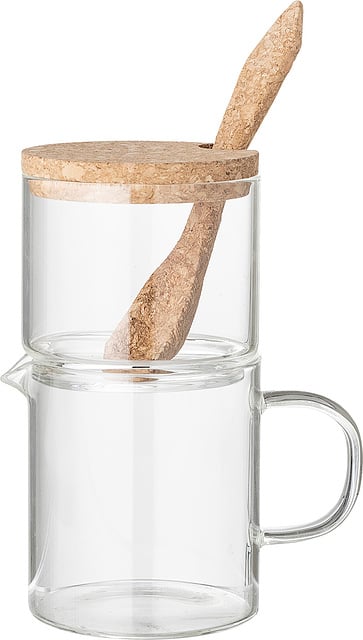 Bloomingville Zuckerdose und Milchkännchen aus Glas - 82046125