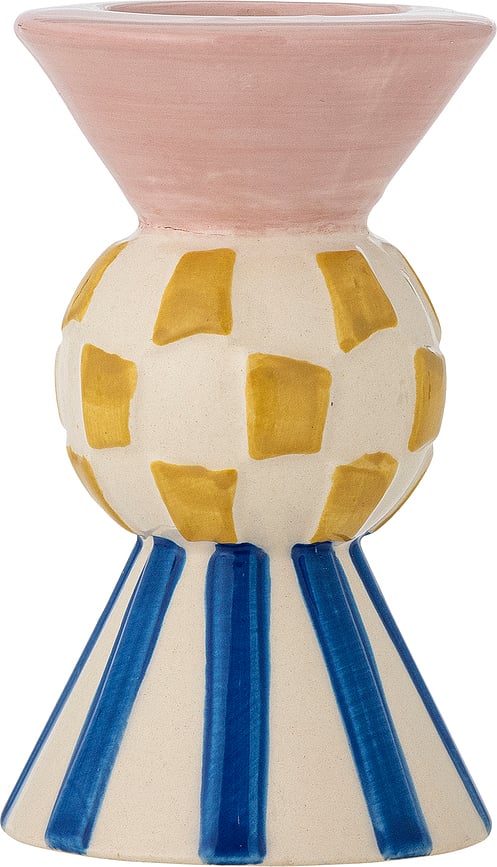 Bob Svijećnjak za klasične svijeće ili lučice ružičasto-plavi