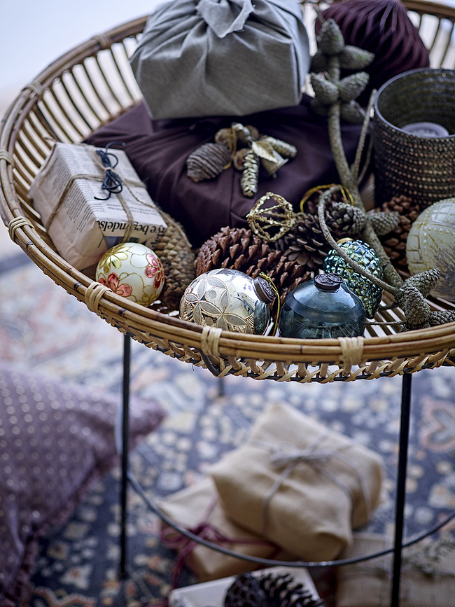 Bola de Navidad Xavia, 8 cm