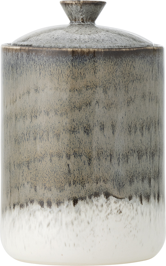 Bote de Almacenaje Paula, 19 cm, gris