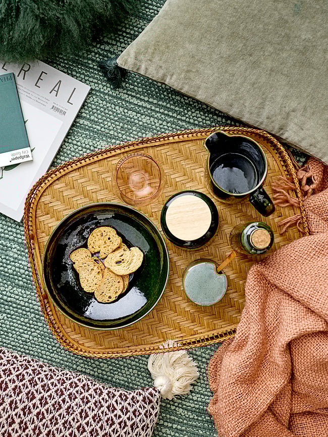 Bote de cocina Pixie 200 ml, verde, con cuchara