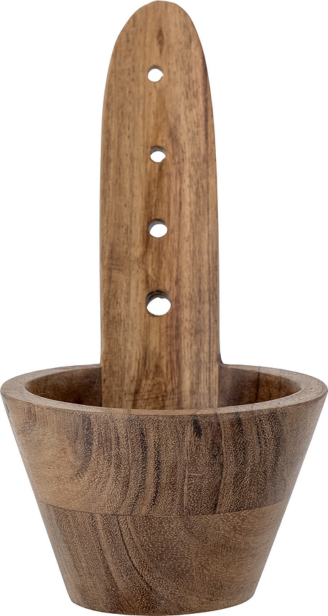 Bote para hierbas Vanaya, de madera de acacia