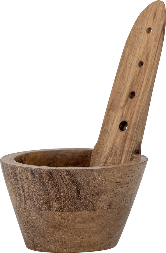 Bote para hierbas Vanaya, de madera de acacia