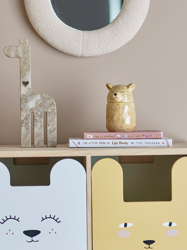 Contenedor Puk, 440 ml, gris, con tapa