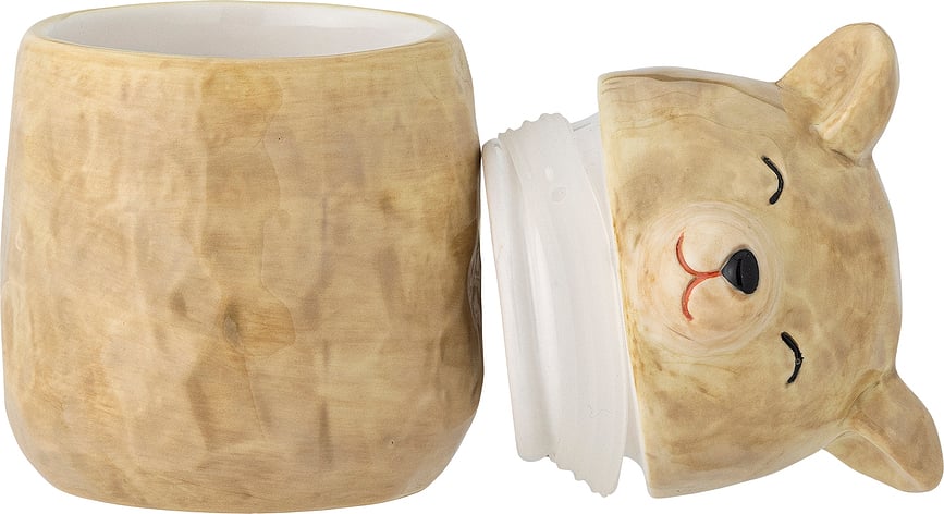 Contenedor Puk, 440 ml, gris, con tapa