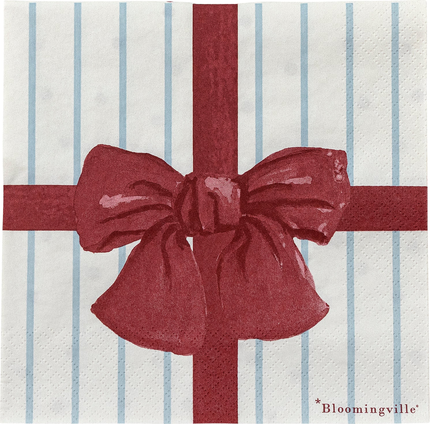 Bowie Papierservietten 33 x 33 cm, blau, 20 St.